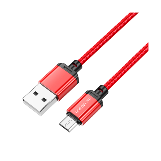 Picture of USB kabal 1m BOROFONE BX87 Sharp charging data Micro red