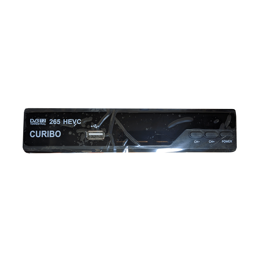 CURIBO TV RECEIVER DVB-T2/C H.265, aerial + cable
