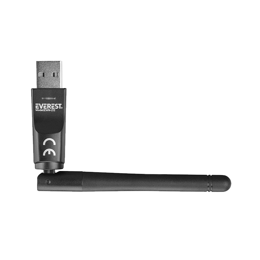 USB WLAN adapter Everest EWN-212 150Mbps 2.4GHz 2dBi MT7601 Chipset Wifi