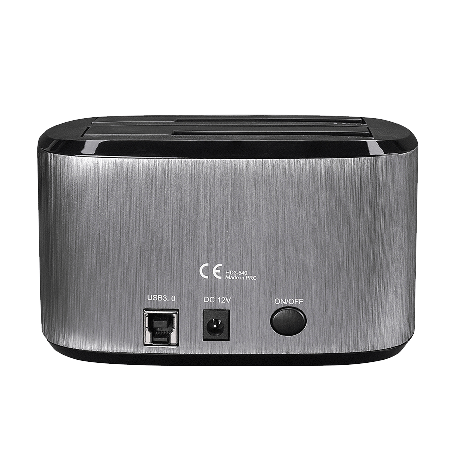 Postolje za dva externa 2,5" i 3.5" SATA HDD/SSD Everest HD3-540, USB3.0 SATA III 6Gbps 4TB / 6TB / 8TB Docking Harddisk Box