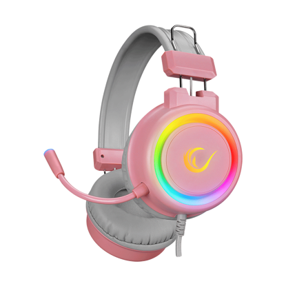 Rampage Slušalice sa mikrofonom gaming SN-R10 ALQUIST white, 3,5 mm, RGB, Bijele