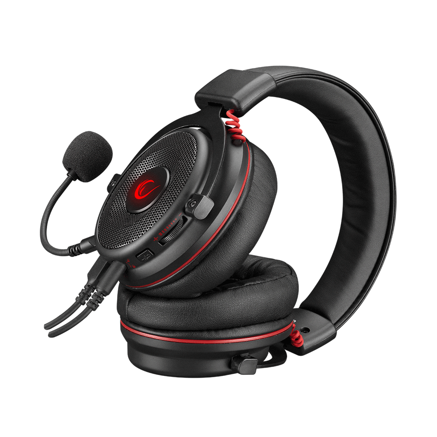 Slušalice sa mikrofonom gaming RAMPAGE RM-K60 DROP PLUS All In One USB 7.1,Typ-C and 3.5mm Output ,Surround Sys