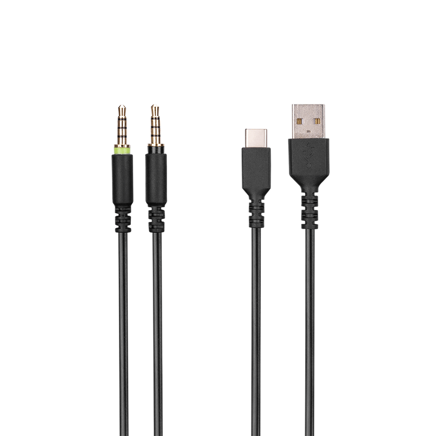 Slušalice sa mikrofonom gaming RAMPAGE RM-K60 DROP PLUS All In One USB 7.1,Typ-C and 3.5mm Output ,Surround Sys