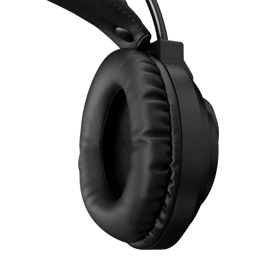 Slušalice sa mikrofonom gaming RAMPAGE RM-K17 X-MONARCH Black USB 7.1 RGB, In Line Wire Control