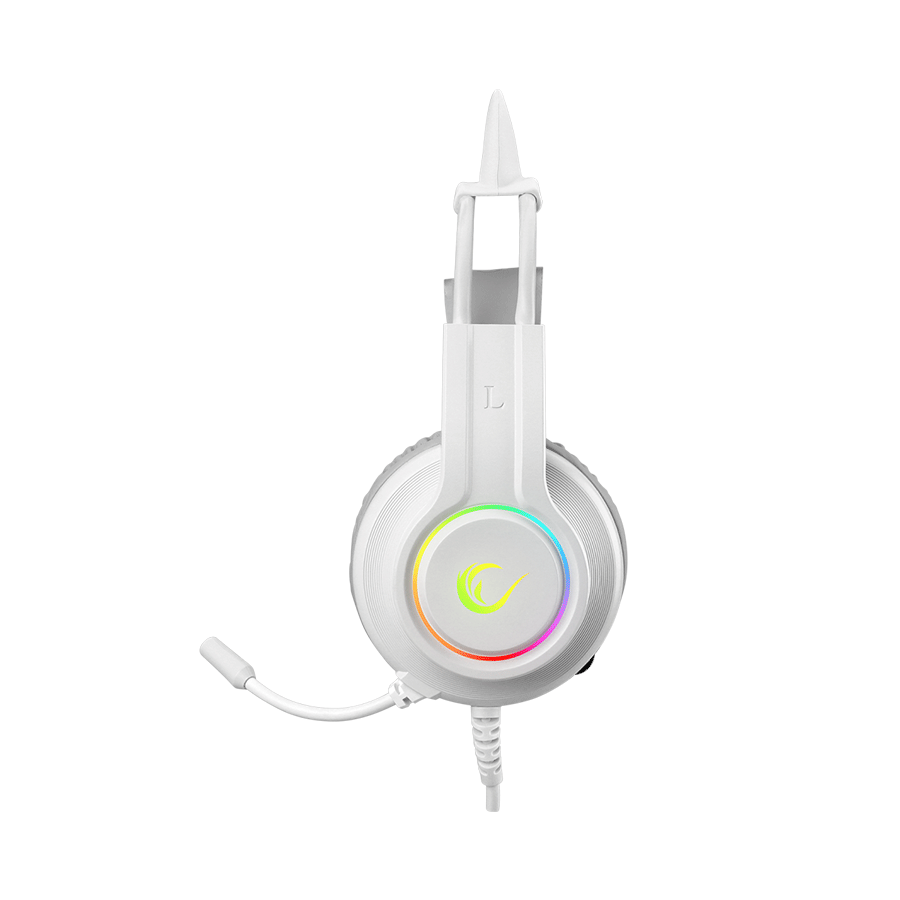 Slušalice sa mikrofonom gaming RAMPAGE RM-K91 X-CATTY White USB 7.1 Version RGB Gaming Headset