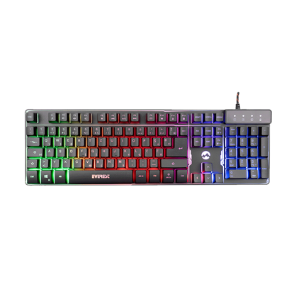 Tastatura gaming Everest KB-GX9 Black USB Rainbow Color Backlight, BiH layout, 35078