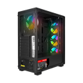 Picture of Kucište gaming RAMPAGE HYDRA V2 BLACK Tempered Glass Type-C+USB3.0 4*ARGB Infinity Fan+Hub E-ATX Exclusive Gaming