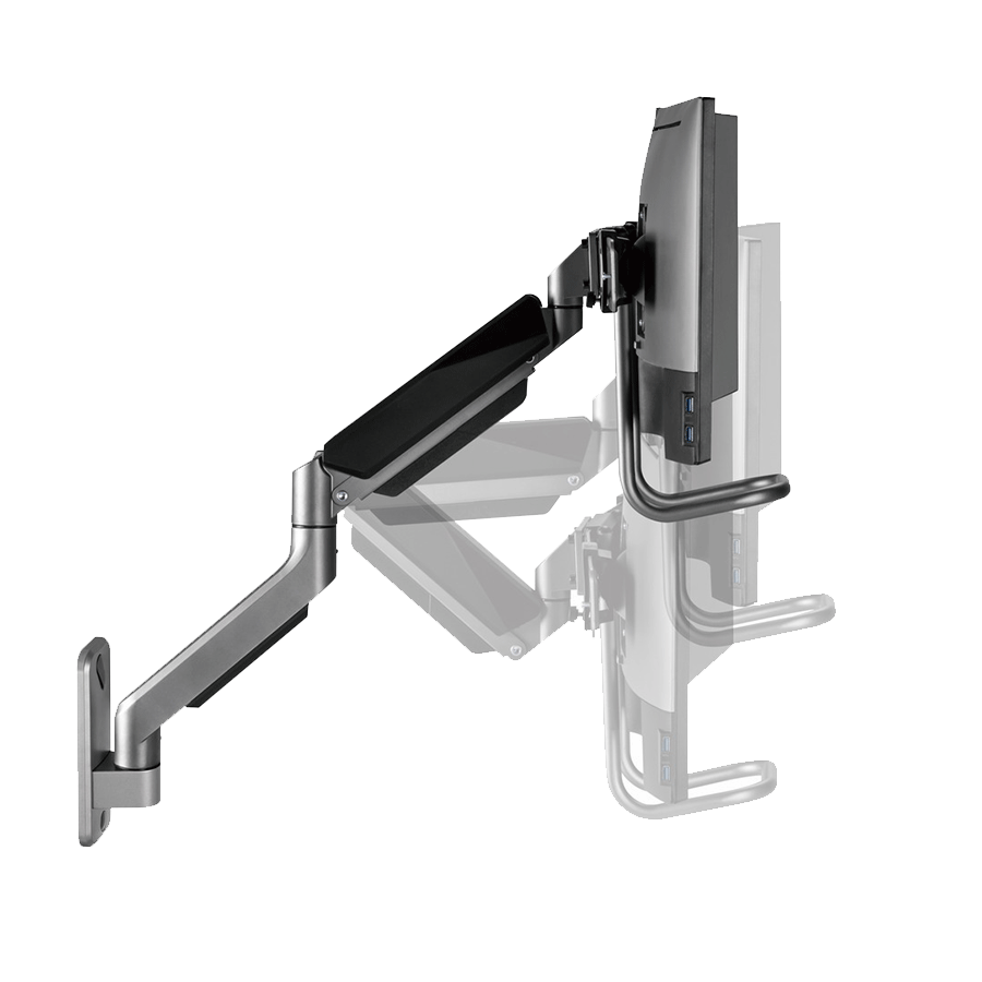NOSAČ ZA DVA MONITORA GEMBIRD MA-WA2-02, montaža na zid, 17”-32”, up to 8 kg