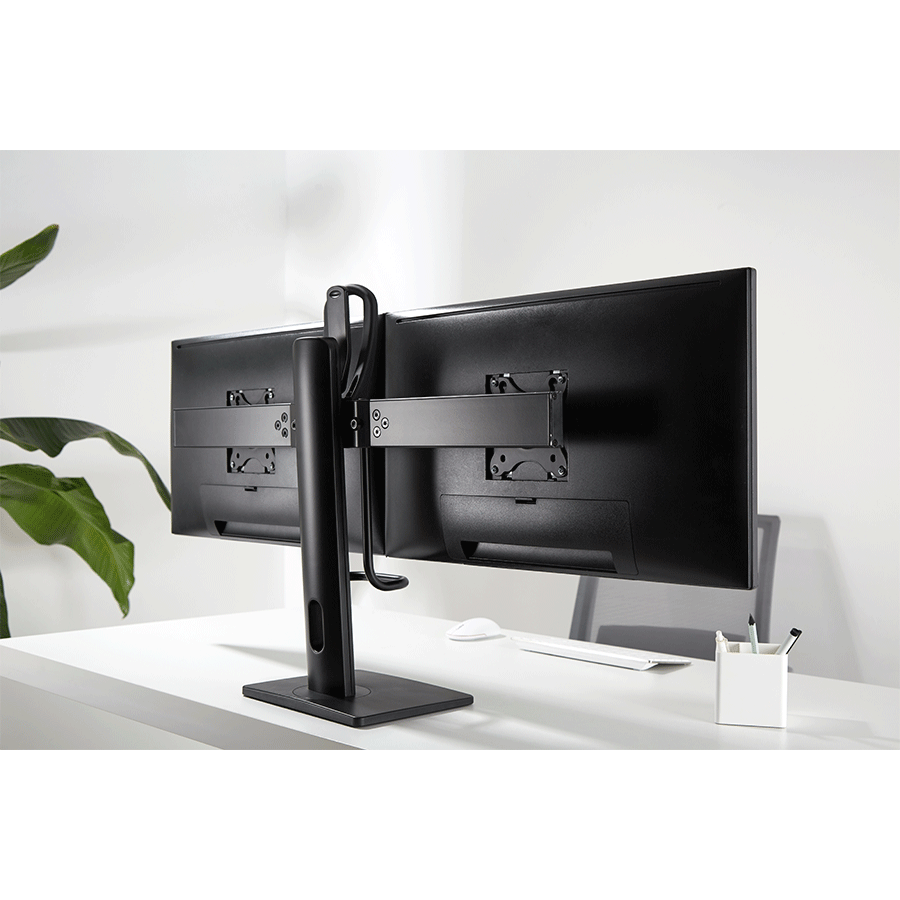 NOSAČ STALAK ZA DVA MONITORA GEMBIRD MS-D2-01, do 27”, up to 6 kg