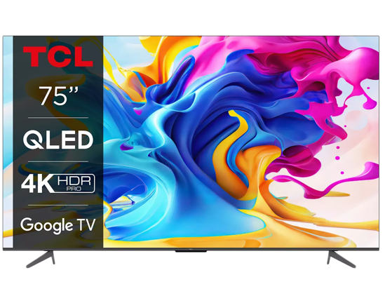 Picture of TCL 75"C645 4K QLED TVGoogle TV; Game Master 2.0;HDR PRO; HDMI 2.1 ALLM; Dolby Atmos; ( 75C645 ) 