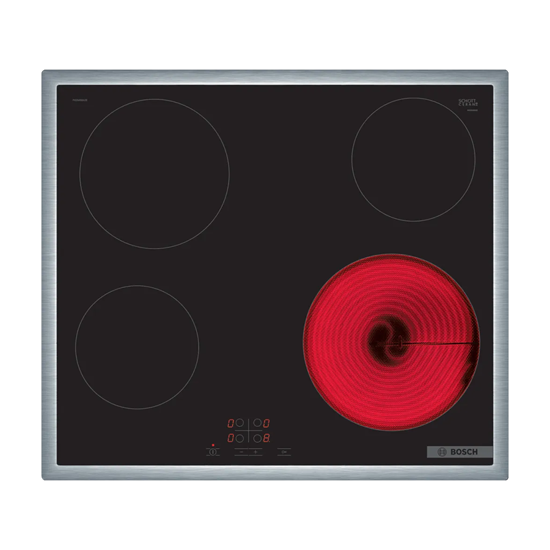 Picture of BOSCH Staklokeramička ploča Serie 4|  INOX okvir, DE, ekvivalent PKE645D17E ( PKE645BA2E ) 
