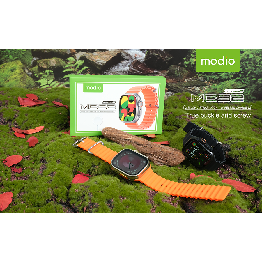Pametni sat Modio MC92 Ultra 2 Orange dvije narukvice