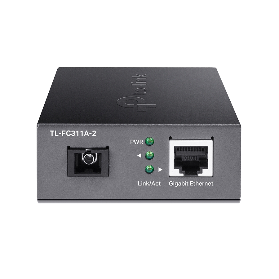 TP Link TL-FC311A-2 10/100/1000 Mbps RJ45 do 1000 Mbps Single-mode SC WDM dvosmjerni fiber ConverterPORT: 1× Gigabit SC port, 1× Gigabit RJ45 port