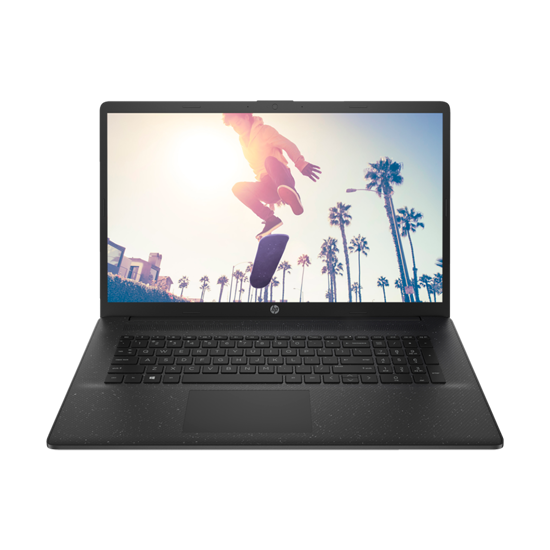 Picture of HP 17-cn0095nm 9Z874EA 17.3" HD+ AG intel N4120 8GB/256GB SSD/Intel UHD integrated/Crna/1Y