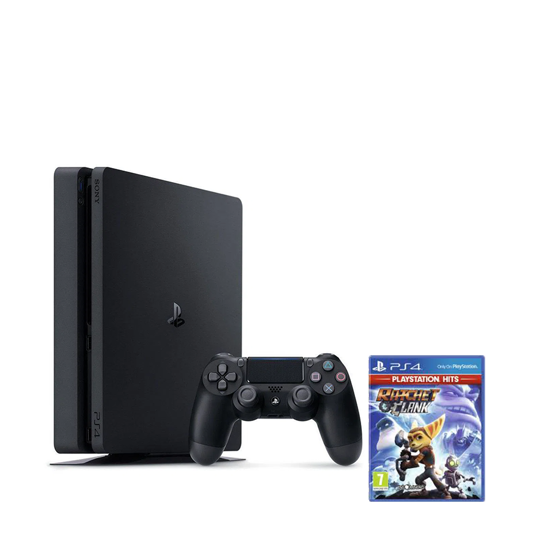 Picture of PlayStation 4 500GB F Chassis Black + Ratchet and Clank PS4 HITS