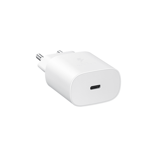 Picture of Punjač SAMSUNG ORG. 25W Super Fast Charging Type-C Wall Charger White EP-TA800 bulk pakovanje