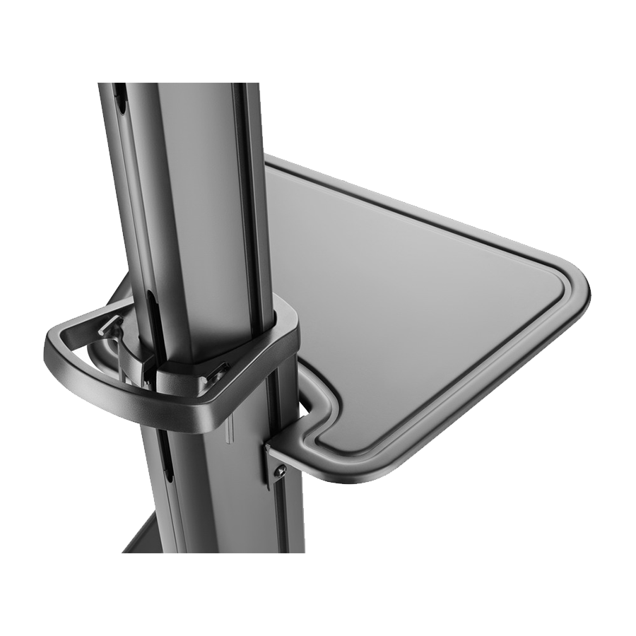 Nosač za TV na stalku aluminum na tockovima TVS-70T-02