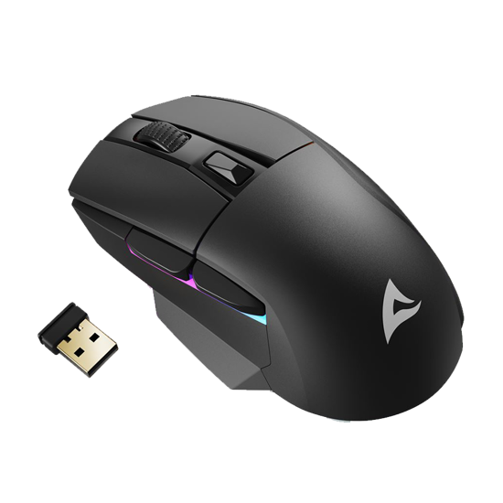 Picture of Miš SHARKOON gaming wireless/wired SGM50W Black