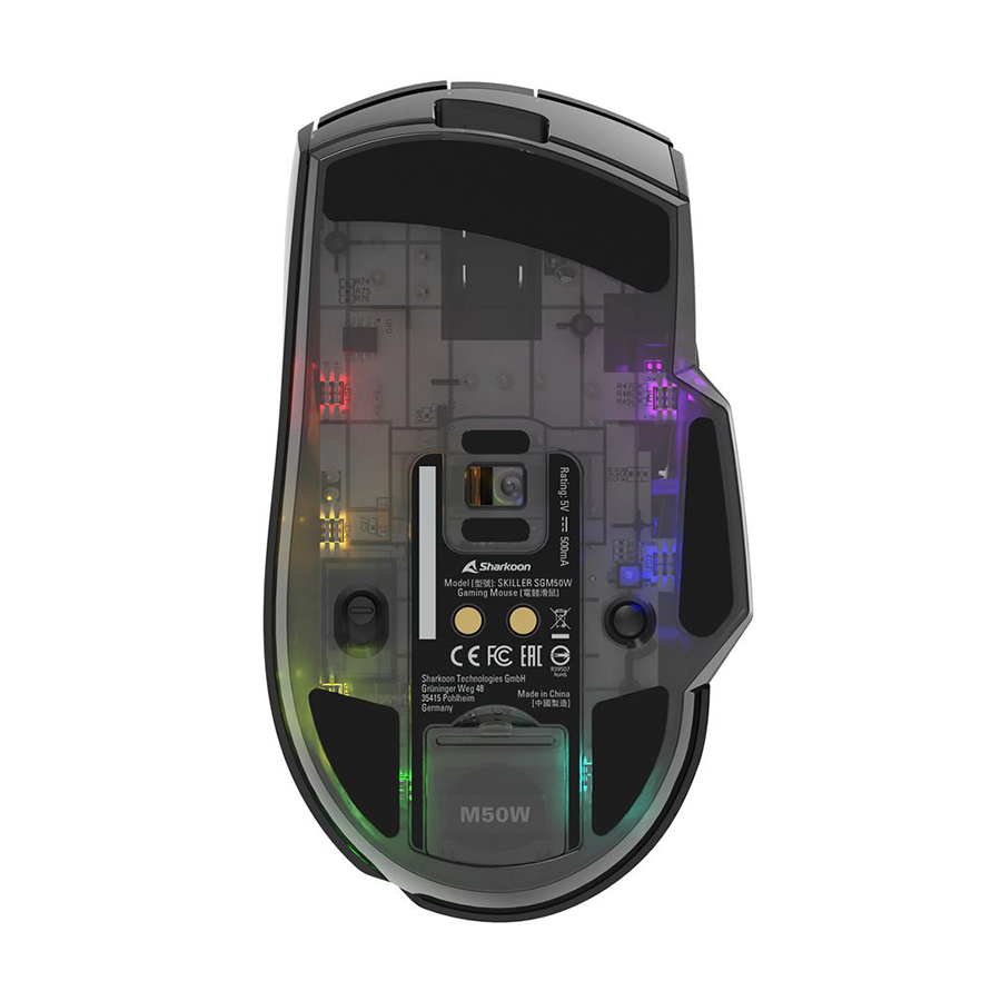 Miš SHARKOON gaming wireless/wired Skiller SGM50W Black