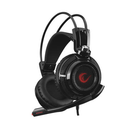 Slušalice sa mikrofonom gaming RAMPAGE SN-RW1 VIPER Black 7.1 USB Gaming Headset with Microphone