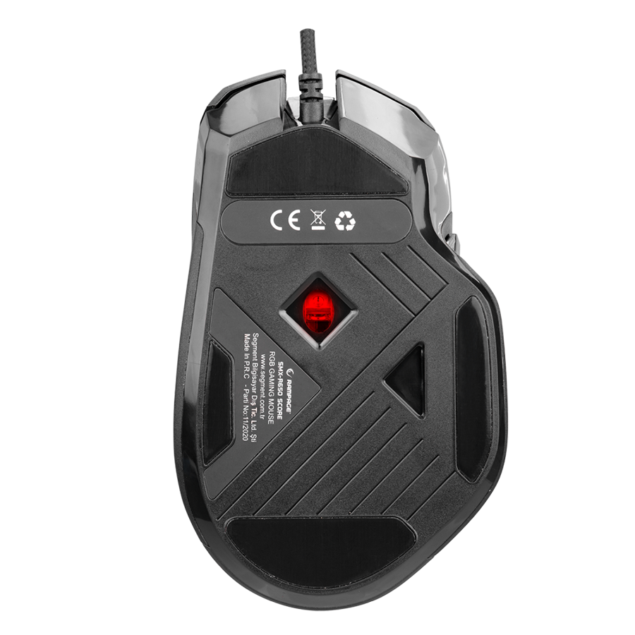 Miš gaming RAMPAGE SMX-R650 SCORE Usb Black, RGB illuminated 10000 Dpi, PMW-3325, 8D. Programable Gaming Mouse