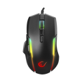 Picture of Miš gaming RAMPAGE SMX-R45 ORBIT Black. Wired  6400dpi, Huano S, 7D RGB Illuminated USB Professional Gaming Mouse