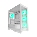 Picture of Kucište gaming RAMPAGE HYDRA V2 WHITE Type-C+USB3.0 4*ARGB Infinity Fan+Hub E-ATX Exclusive Gaming