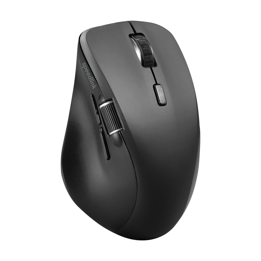 Miš SPEEDLINK LIBERA Rechargeable, wireless + bluetooth, Silent, rubber-black, SL-630021-RRBK