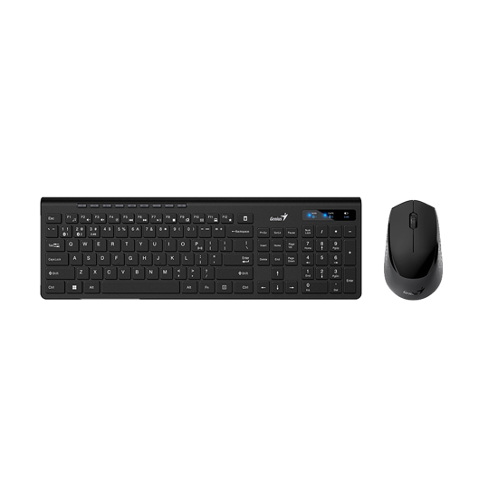 Picture of Tastatura + miš wireless i bluetooth GENIUS SlimStar 8230, black, 31340015410