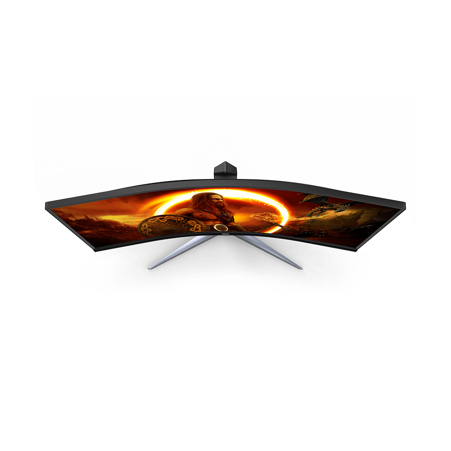 MONITOR AOC 34"" Gaming CU34G2XP 34” Curved VA, 21:9, 3440x1440, 180Hz, 1ms, 430 cd/m2, 4000:1, HDMI, DP, PbP, PiP, Ergonomic, Black-Red, VESA 3y