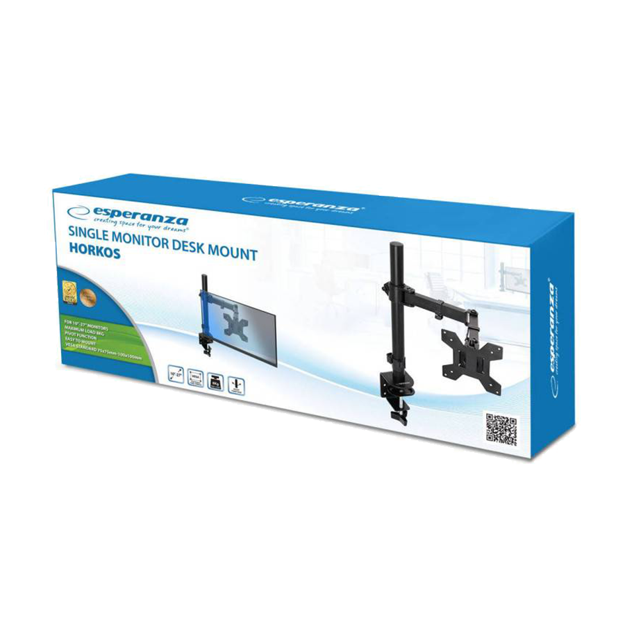 NOSAČ ZA MONITOR ESPERANZA DESK HOLDER 10"-27" HORKOS, ERW017