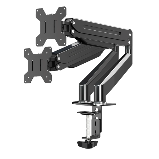 Picture of NOSAČ ZA DVA MONITORA ESPERANZA DESK HOLDER WITH GAS SPRING FOR 2 COMPUTER MONITORS 17"-27" MACHE, ERW020