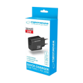 Picture of USB punjač Type-C fast charger, ESPERANZA QUICK POWER CHARGER 20W USB-C PD, BLACK, EZC104K