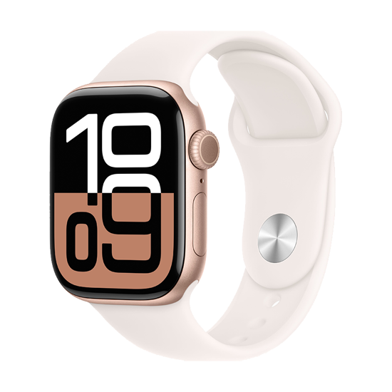 Picture of Apple Watch Series 10 42mm Sports band rose gold