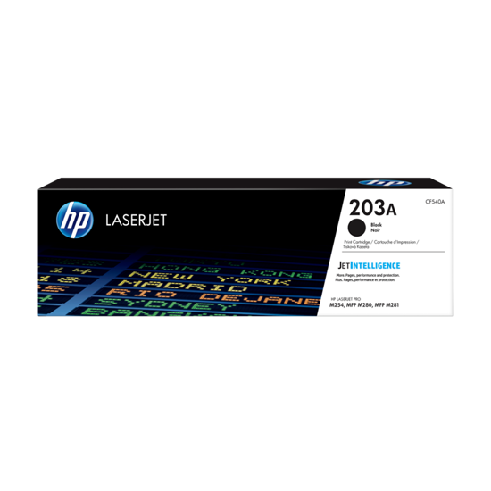 Picture of TONER HP 203A black za color LJ Pro M254dn, M365dw, MFP M280nw, M281cdw, M281fdn (CF540A)