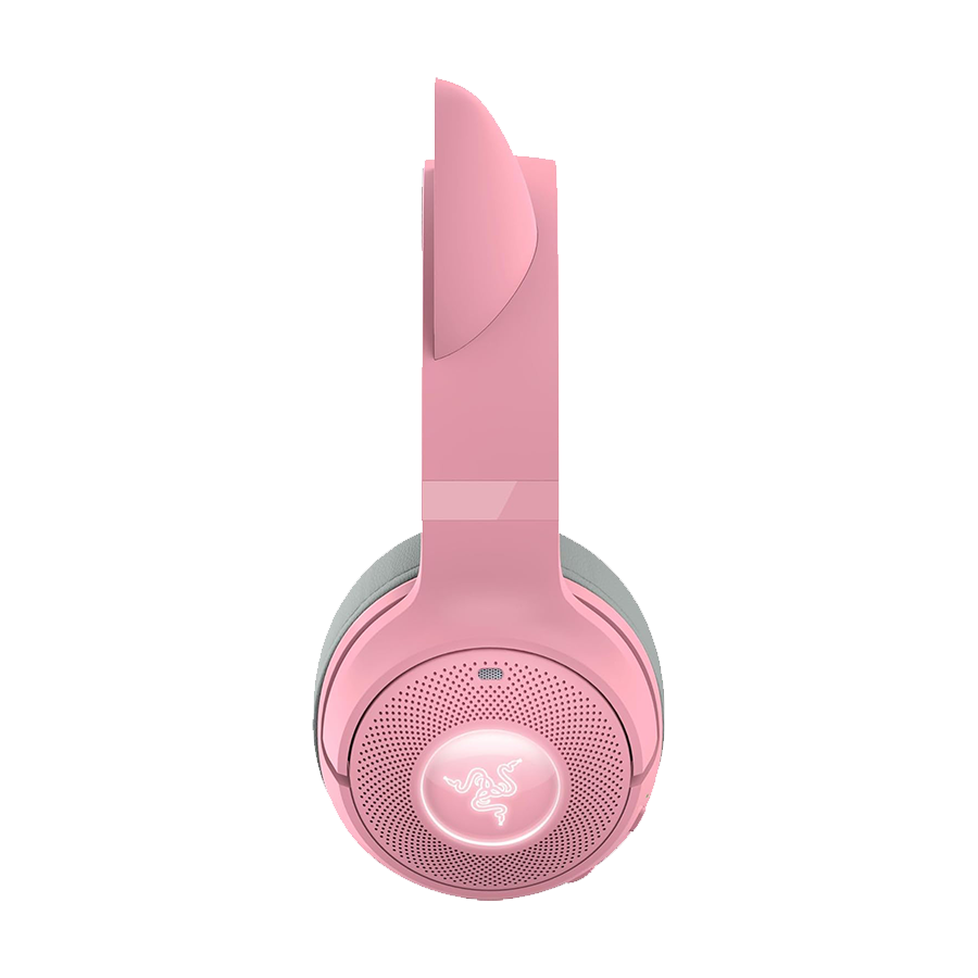 Slušalice Razer Kraken Kitty V2 BT - Quartz Edition - Wireless Bluetooth RGB Headset with Kitty Ears - FRML Packaging, RZ04-04860100-R3M1