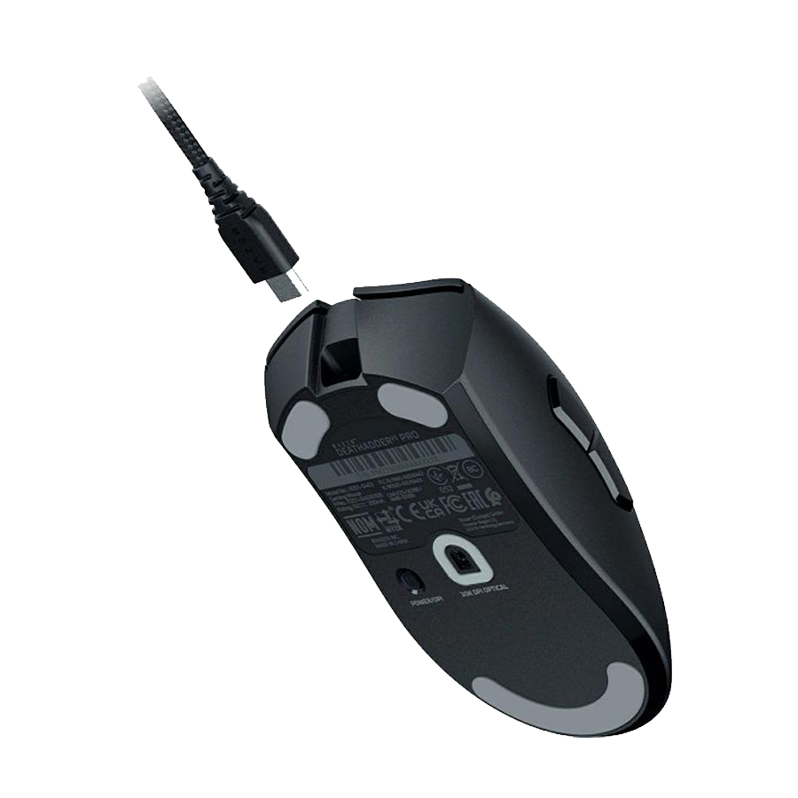 Miš Razer DeathAdder V3 Pro - Ergonomic Wireless Gaming Mouse - EU Packaging, RZ01-04630100-R3G1