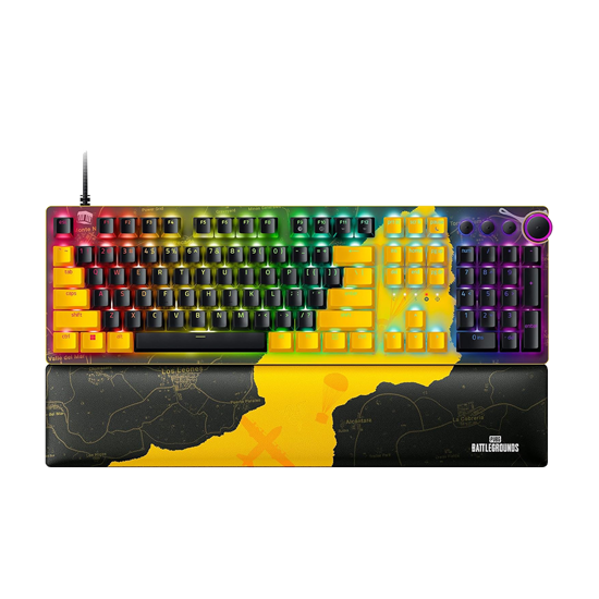 Picture of Tastatura Razer Huntsman V2 - Optical Gaming Keyboard - PUBG: Battlegrounds Edition (Linear Optical Switch) - World Packaging, RZ03-03932300-R3M1