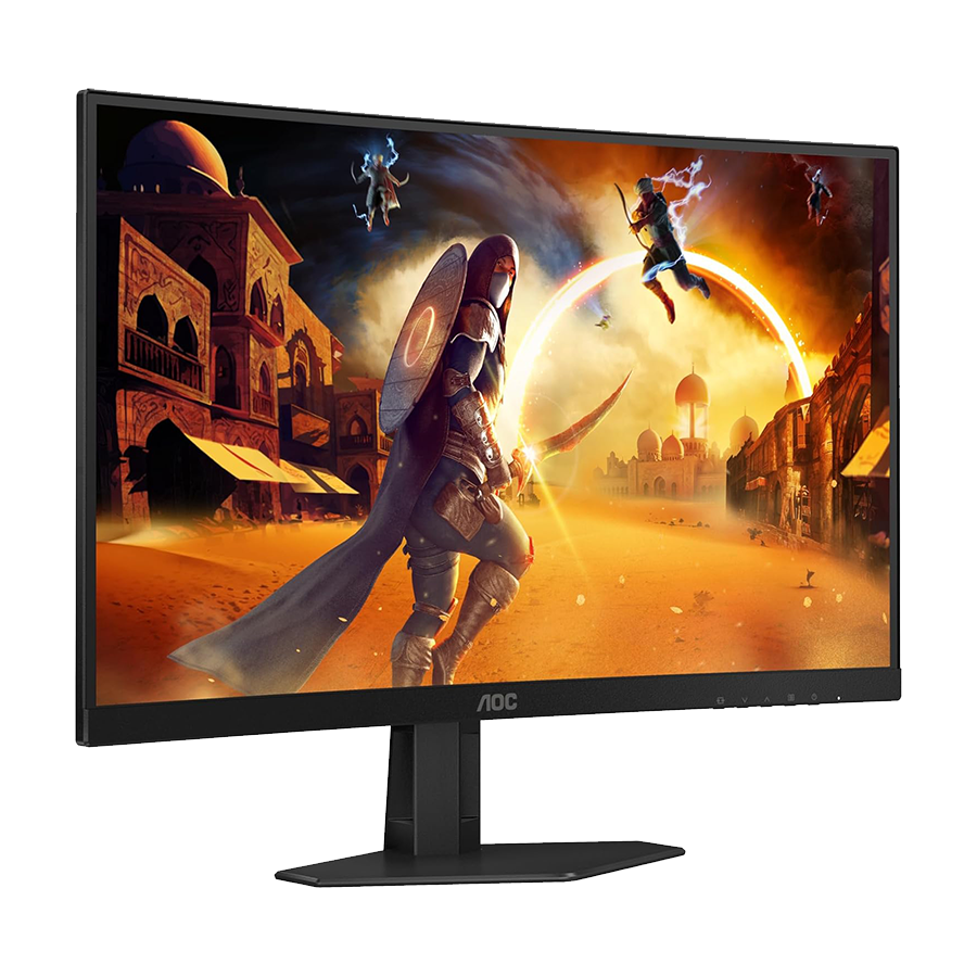MONITOR AOC Gaming C27G4ZXE Curved 27" FAST VA, 16:9, 1920x1080, 280Hz, 0.3ms, 300 cd/m2, 4000:1, 2xHDMI, DP, Adaptive Sync, Tilt, Black-Red, VESA 3y