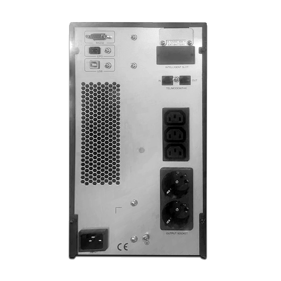 UPS GEMBIRD Online UPS, 2000 VA, 1800W, EG-UPSO-2000