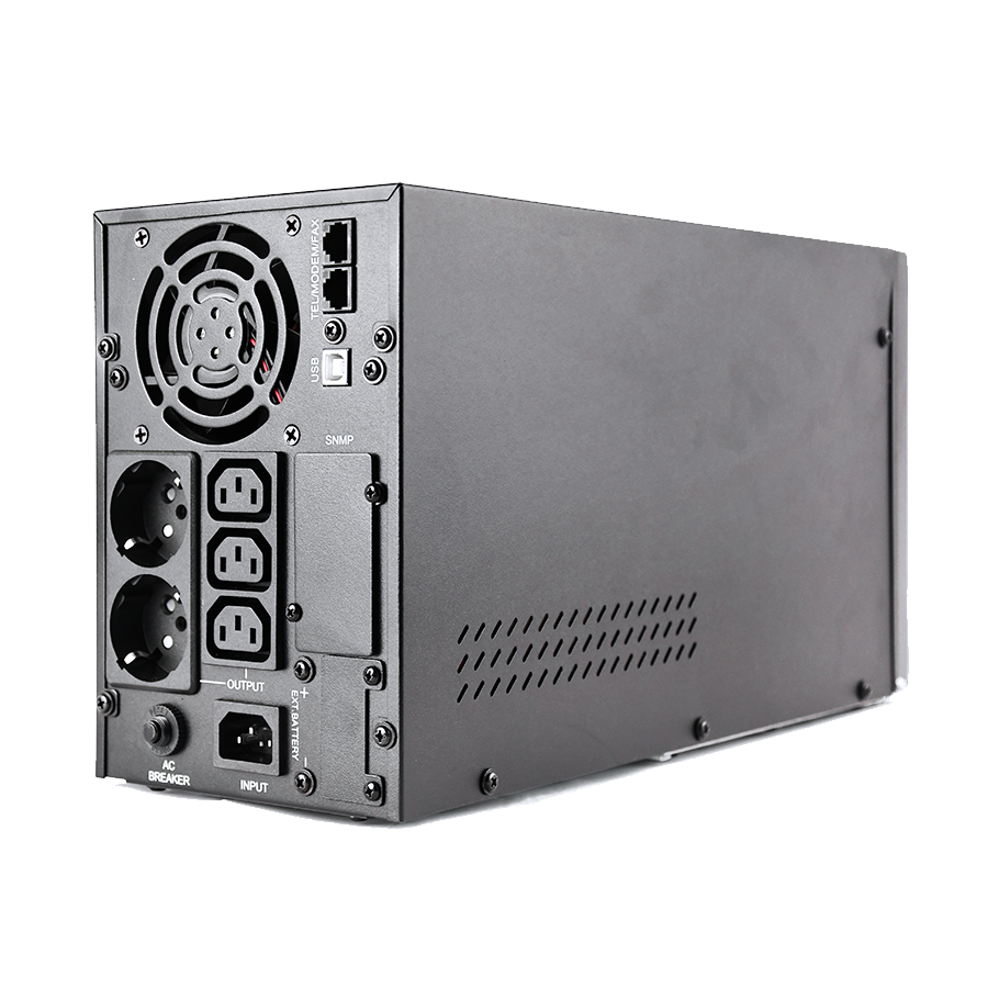 UPS GEMBIRD EG-UPS-PS2000-02, 2000 VA 1600W pure sine wave, USB, AVR, LCD