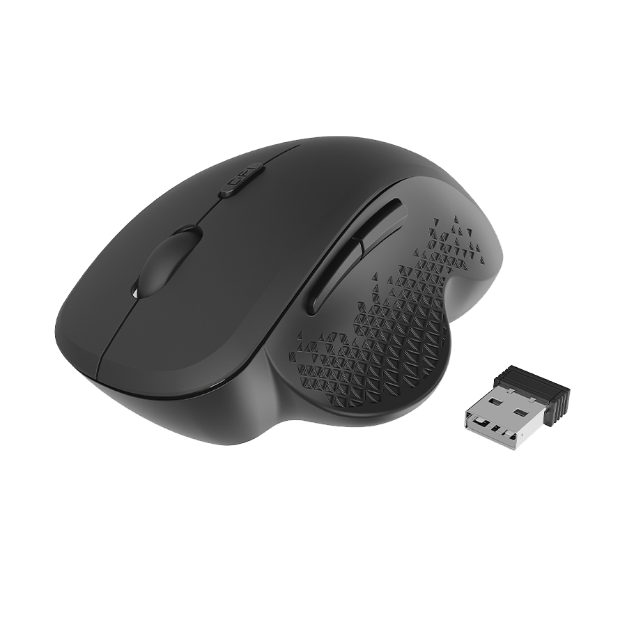 Miš GEMBIRD MUSW-6B-02, 6-button wireless optical mouse, black