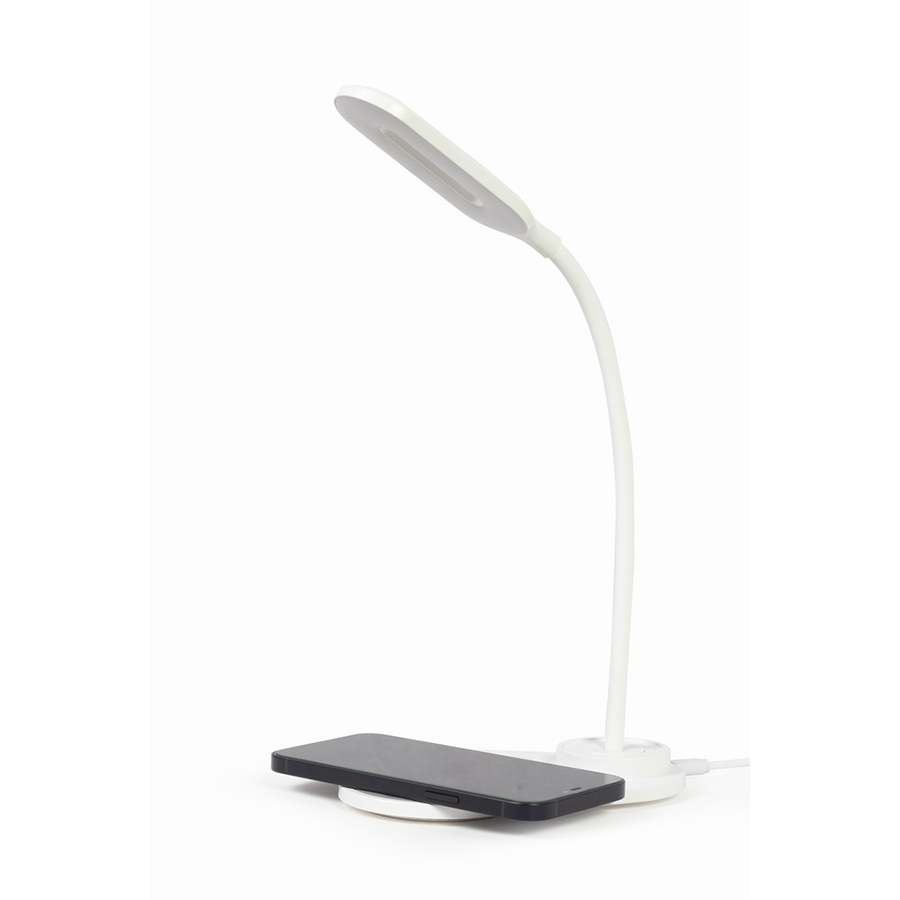 Desktop lampa + wireless charger GEMBIRD TA-WPC10-LED-01-MX