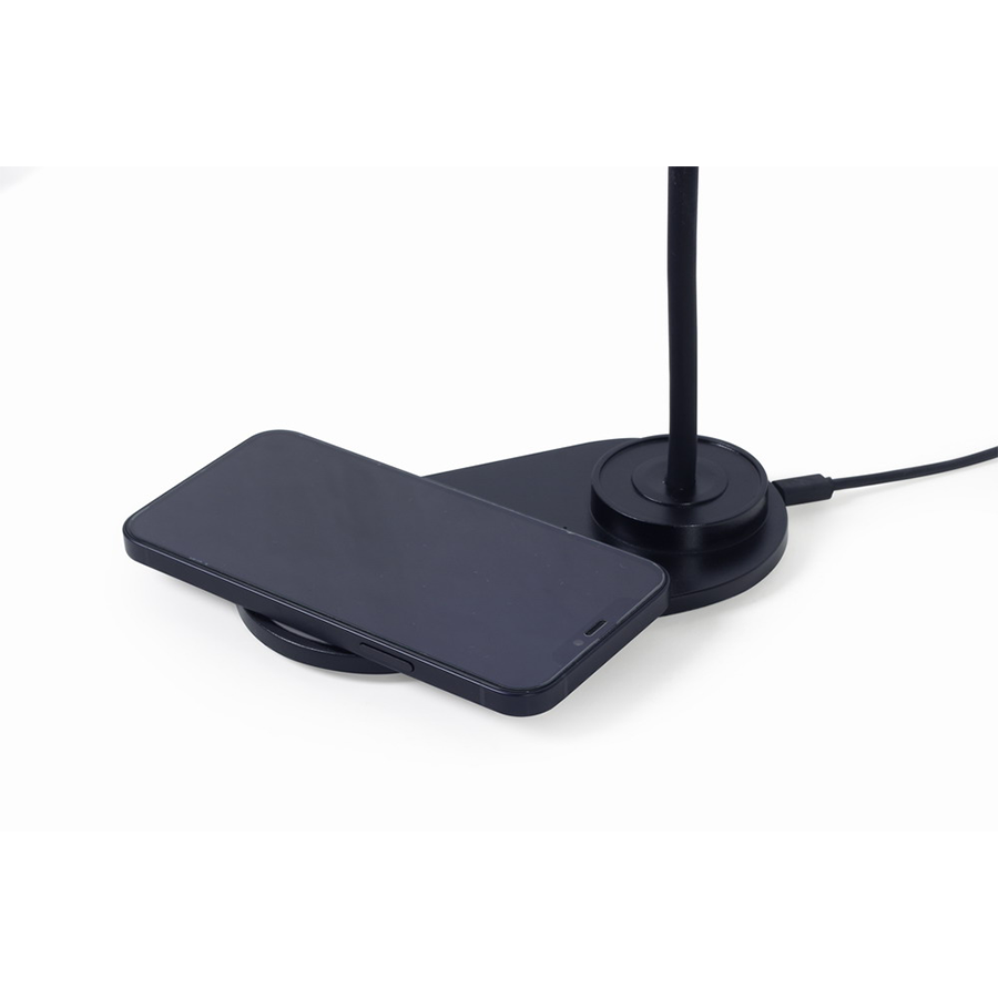 Desktop lampa + wireless charger GEMBIRD TA-WPC10-LED-01-MX