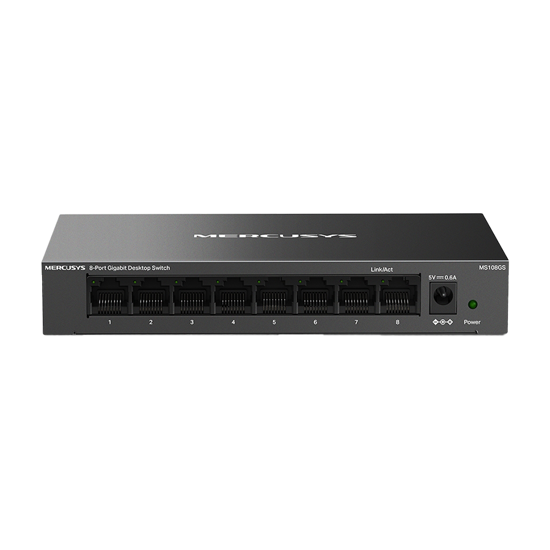 Picture of SWITCH MERCUSYS MS108GS 8-Port Gigabit Desktop Switch, Desktop Steel Case