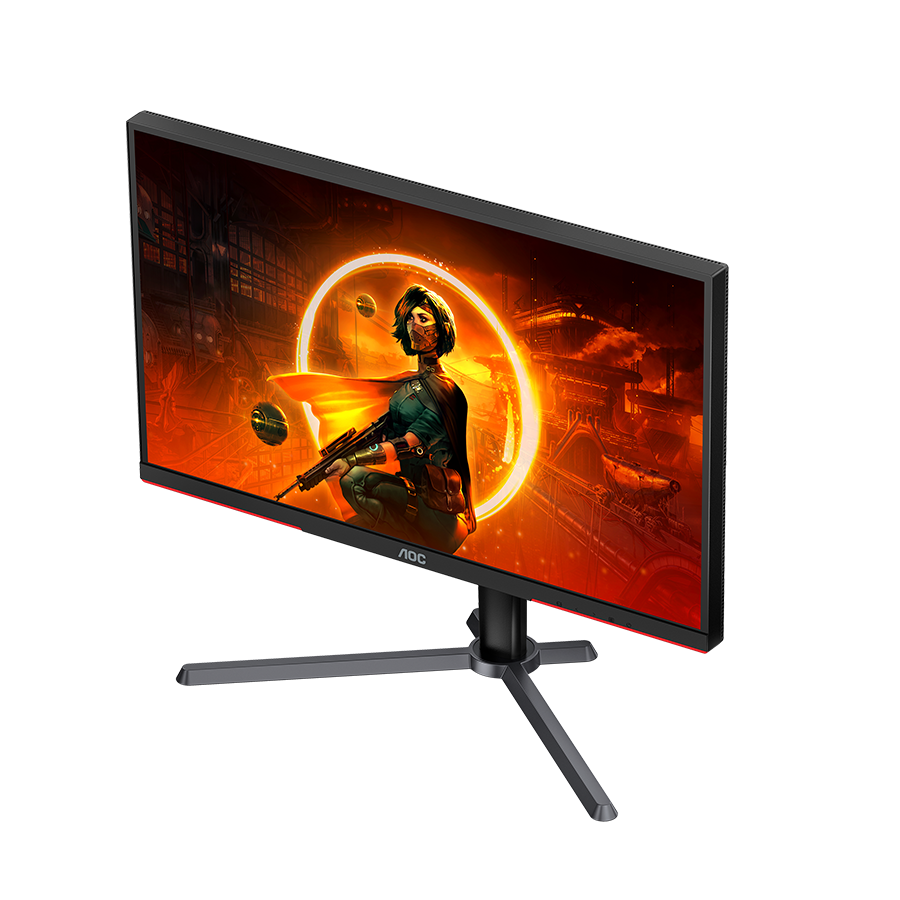 MONITOR AOC Gaming Q27G3XMN Mini LED 27” VA, 16:9, 2560x1440, 180Hz, 1ms, 1000 cd/m2, 4000:1, Audio,2x HDMI, DP, Full Ergonomic, Black-Red, VESA 3y