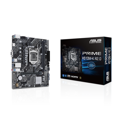 ASUS MB PRIME H510M-K R2.0 Intel H470 LGA1200 2xDDR4 VGA HDMI MicroAtx 1xM.2