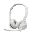 Picture of Slušalice sa mikrofonom, Logitech H390, USB, Noise-canceling Rotating microphone, Off-White, 981-001286