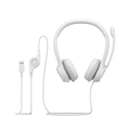 Picture of Slušalice sa mikrofonom, Logitech H390, USB, Noise-canceling Rotating microphone, Off-White, 981-001286