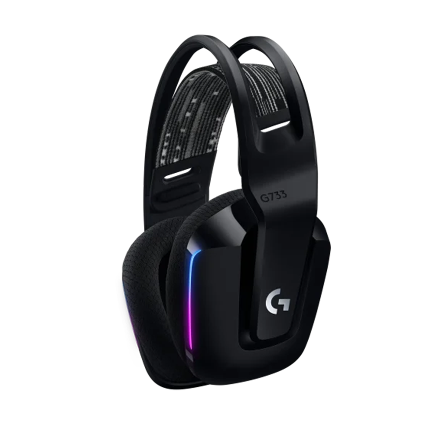 Slušalice sa mikrofonom, Logitech G733 LIGHTSPEED Wireless Gaming Headset, black, 981-000864